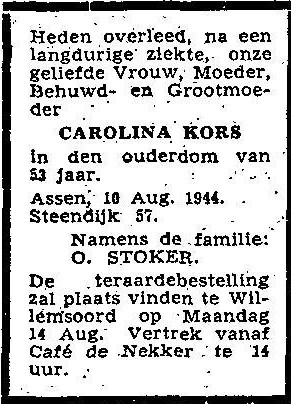RouwadvKorsCarolina_1944.jpg RouwadvKorsCarolina_1944.jpg